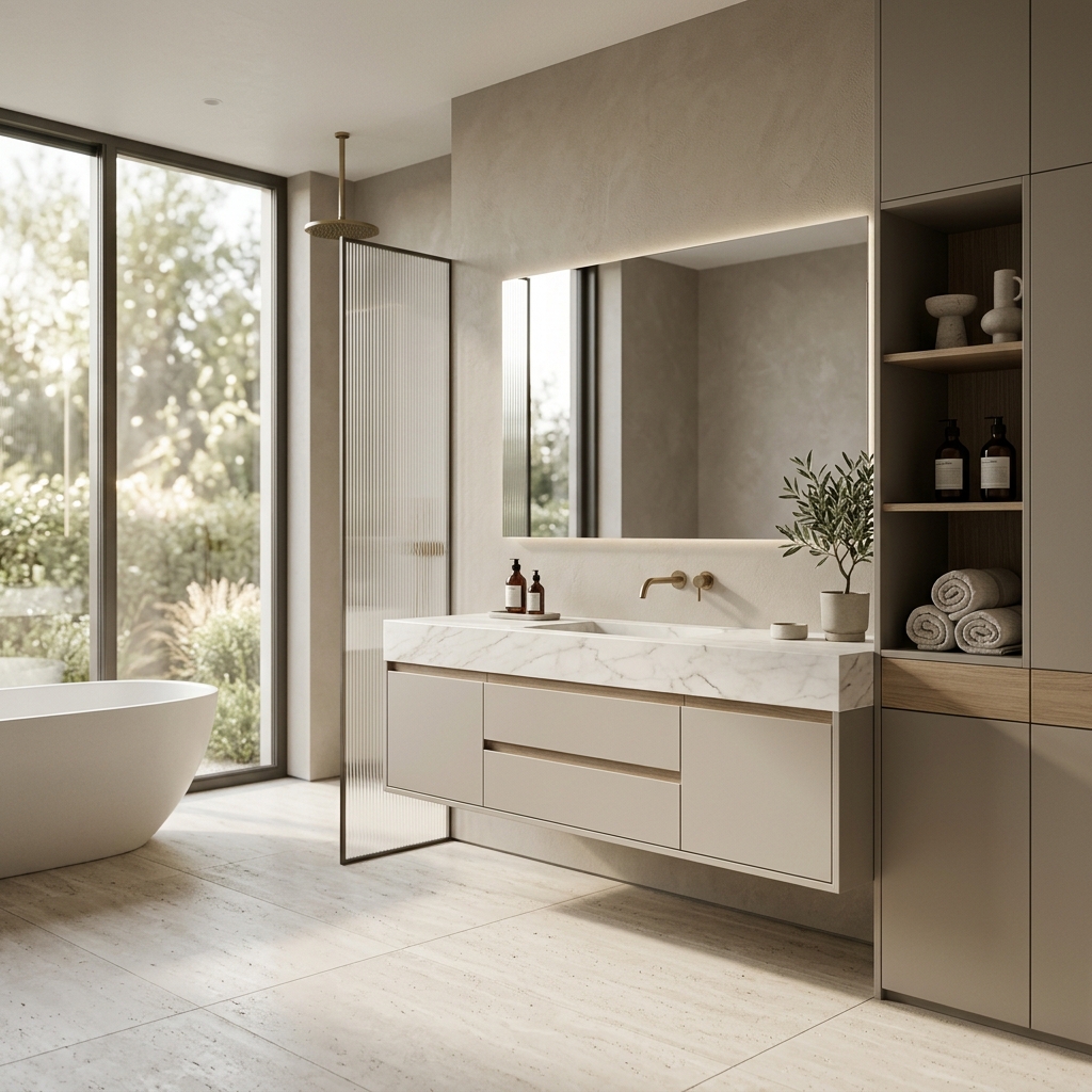 Современная мебель для ванной на заказ